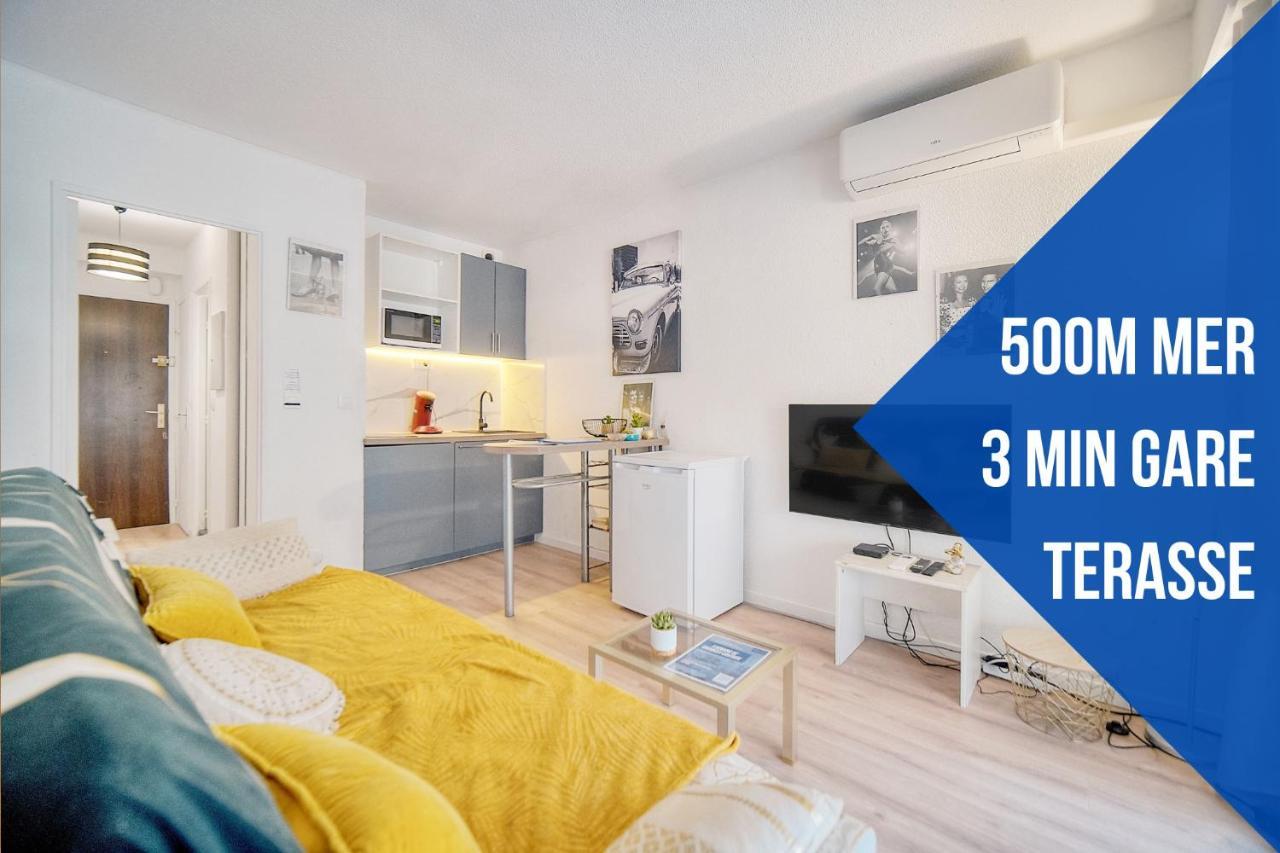 Le Kate-500M Plage-Terrasse Verriere Cote D'Azur Cannes Ngoại thất bức ảnh